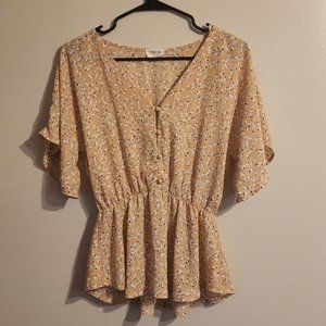 Sienna Pink Floral Blouse